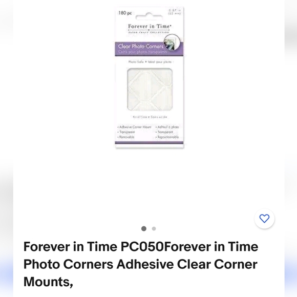 Forever in time photo corner mounts - Picture 1 of 4